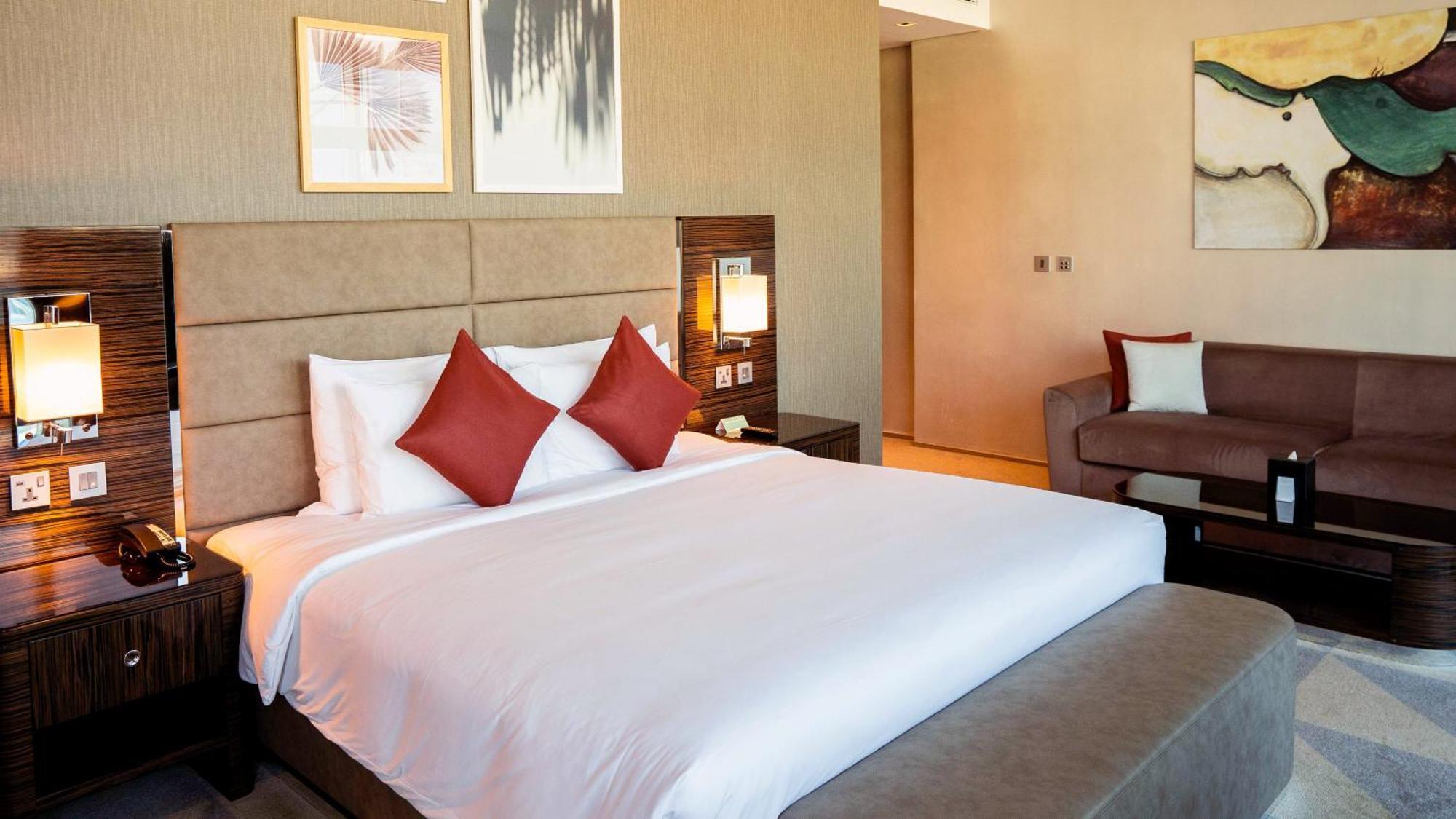Hyde Hotel Dubai Ruang foto A bedroom at the hotel